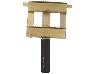 HUSHUI Pettine per Bovini e Spazzola per Spargimento, Strumento per Toelettatura in Ferro per Tirare Morti e Alleviare il Prurito, Ergonomico 20x14x7 Cm 1 unità
