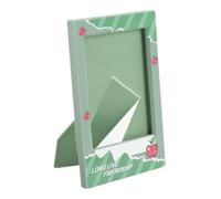HUSHUI Piccola Cornice per Film per Film da 3 Pollici ABS PP Top Top Picture Frame Istantanea Porta di Foto per L'arredamento della Scrivania per la Casa (Verde scuro)