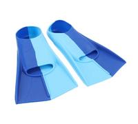 HUSHUI Pinne da Nuoto per Immersioni e Allenamento a Rana Comode Pinne in Silicone 2 Pezzi in Blu Adatte a Tutti i Livelli (M)