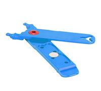 HUSHUI Pinza Master Link per Bicicletta, Leggera e Resistente, Strumento Leva per Pneumatici per Riparazioni Rapide della Bici, Lega di Alluminio 11,5x2 Cm (Blu)