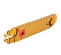 HUSHUI Pinza Master Link per Bicicletta, Leggera e Resistente, Strumento Leva per Pneumatici per Riparazioni Rapide della Bici, Lega di Alluminio 11,5x2 Cm (Oro)