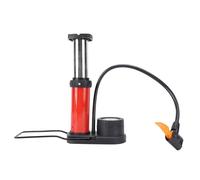 HUSHUI Pompa per Bici con Manometro Mini Pompa da Pavimento Portatile Compatta per Bici Elettrica Moto Auto Rossa 120 PSI