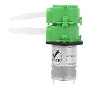 HUSHUI Pompa Peristaltica Dosaggio di Acqua Liquida Durevole a Doppia Testa per Acquario per Acquari 3x5, Mini Pompa di Circolazione (DC24V)
