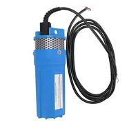 HUSHUI Pompa Sommergibile Solare per Pozzi Profondi 30 M Sollevamento Resistente per Cabine Remote di Irrigazione 24 V 6,5 L (Blu)