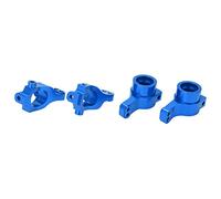HUSHUI Portamozzo Block C con Alluminio Resistente per Camion per Corse Brevi LOSI 22S SCT 1/10 con Trazione Posteriore 2 unità (Blu)