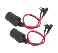 HUSHUI Presa Accendisigari 2 Pezzi Connettore Durevole per Auto Moto Barca 30 Cm DC 12-24 V 8 A