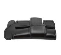 HUSHUI Protezione Valvola Professionale in Pelle PU per Tromba Nera per una Protezione Durevole per la Maggior Parte degli Angoli Sib e Do, per Musicisti, Realizzata in Pelle Sintetica