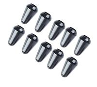 HUSHUI Punta Dell'interruttore del Selettore Pickup Durevole da 10 Pezzi per la Sostituzione della Chitarra Elettrica, Cappuccio in Plastica Portatile per Musicisti, Accessori Universali (Nera)