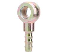 HUSHUI Raccordo Banjo 7/16 Pollici, Adattatore per Tubo Banjo Resistente All'erosione Ad Alta Pressione in Acciaio Inossidabile con Innesto 8 Mm, per Controllo del Flusso del Fluido e