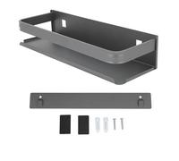 HUSHUI Rack da Bagno Muti a Scopo Galleggiante Sugli Scaffali a Parete Montato a Parete per la del Bagno per Soggiorno Camera da Letto (30 cm)