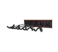 HUSHUI Rack per Montaggio a Parete per Chitarra Gancio Girevole in Lega di Alluminio Durevole per Studi Domestici e Uffici 120 Cm (Venatura del legno scuro)