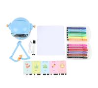 HUSHUI Robot Dipinto con 100 Carte, Giocattolo Disegno Interattivo per Bambini Earch Learning Entertainment, Supporta la Coordinazione per Gli Occhi a Mano