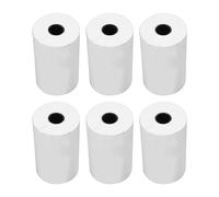 HUSHUI Rotoli Di Carta Termica Carta Spessa Trasparente Per Ricevute Resistente Per POS E Registratori Di Cassa 50 Rotoli, Adatta A Tutte Le Stampanti, 80 X 50 Mm (Nucleo del tubo piccolo)