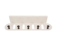 HUSHUI Scaffale di Ingresso con Ganci per il Salotto del Soggiorno Montaggio per Camera da Letto per Cappello per Campata Pendente (Bianco)