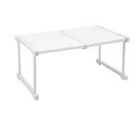 HUSHUI Scaffale per Armadio Espandibile, Robusto Organizer per Rack di Stoccaggio in Acciaio al Carbonio ABS PP con Design Regolabile, per Armadio da, Bagno sotto Il (Lunghezza 47-68 cm/18,5-26,8