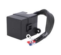 HUSHUI Scatola dei Fusibili per relè Automobilistici, 2 relè 6 Slot per Fusibili Blocco di Tenuta IP65 con Installazione Senza Attrezzi per Auto Camion Barche Marine ATV SUV