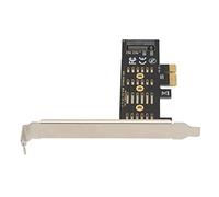 HUSHUI Scheda Adattatore M.2 PCIe X1 Facile Installazione SSD con Ampia compatibilità del Operativo Realizzata in Materiale PCB Resistente