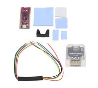 HUSHUI Scheda Microcontroller RPi Pico, Dual Core ARM Cortex M0+ 133 MHz 256 KB RAM 30 Pin GPIO, con Memoria Flash da 16 MB Interfaccia USB C, per e Console (Bianco trasparente)