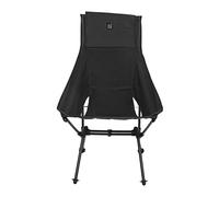 HUSHUI Sedia da Campeggio Sedia Pieghevole Portatile Multiuso per Escursionismo, Picnic Sulla Spiaggia, Viaggi All'aperto, Tessuto Oxford in Lega di Alluminio da 67,0 Once (Nera)