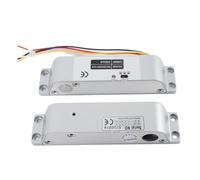 HUSHUI Serratura Elettrica a Caduta DC12 24V Modalità NC Serratura Elettrica a Mortaio a Prova di Errore con Ritardo Temporizzato per Porte Tagliafuoco in Legno e Metallo Montate