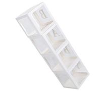 HUSHUI Set 4 Scatole Palloncini, Decorativa Trasparente per Feste e Baby Shower, Materiale Plastico 30x30x30 Cm (bambina)