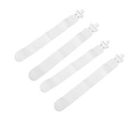 HUSHUI Set da Calcio con Bandiere Regolabili, 5 Cinture da Calcio con Bandiere in PP con a D Regolabile e 2 Bandiere per Giochi di Allenamento per Giovani Adulti, attività Sportive (Bianco)