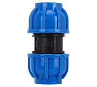 HUSHUI Set di Connettori per Tubi Dell'acqua in Plastica PE Resistente da 32 Mm a 32 Mm con Accessori di Montaggio Diritti per Collegamenti Efficienti dei Tubi 4 Pezzi