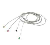 HUSHUI Set di Corde Colorate per Basso Elettrico 4 Pezzi Robuste e Durevoli per Bassisti Professionisti