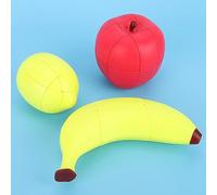 HUSHUI Set di cubi magici di frutta, giocattoli educativi, gioco di puzzle liscio e sicuro per bambini dai 3 anni in su, materiale ABS durevole, le dimensioni variano