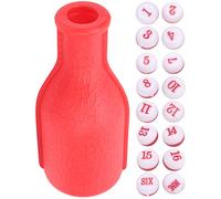 HUSHUI Set di Dadi da Biliardo da 16 Pezzi con Bottiglia Shaker per Serate di Gioco in Famiglia Divertimento in Gomma Durevole (#1)