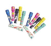 HUSHUI Set di Giocattoli Caleidoscopio 12 Pezzi Caleidoscopio Girevole Educativo Classico retrò Colorato per Regali di Compleanno per Bambini