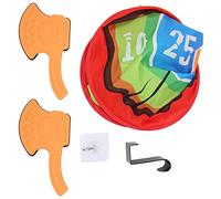 HUSHUI Set di Giochi da Lancio Dell'Ascia in Schiuma per Bambini - Gioco da Esterno per Interni Sicuro e Divertente per Ragazzi 6+ - Materiale Eva Leggero - Include Bersaglio e Accessori