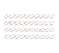 HUSHUI Set di Graffette per Gatti Carini da 40 Pezzi Segnalibri Multifunzionali Dal Design Unico e Divertente per Ufficio e Studio Ferro Elettrolitico (Oro rosa)