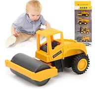 HUSHUI Set di Macchinine Giocattolo in Lega in Scala 1/60, 4 Pezzi di Auto Ad Alta Simulazione per Bambini, Modelli Militari, Vigili del Fuoco, Polizia e Ingegneri, Design Ecologico e Durevole
