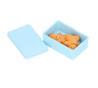 HUSHUI Set di Modelli di Biscotti per Casa delle Bambole 1:12 con Biscotti in Miniatura per la Decorazione della Stanza, Realizzati in Lega e Resina, 3 Pezzi, Ideali per i Bambini (Rosa Blu)