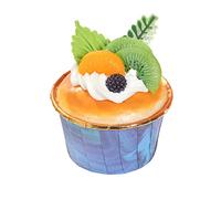 HUSHUI Set di Modelli di Cupcake Artificiali, Cupcake Finti Realistici per la Decorazione della e Oggetti di Scena Fotografici, 6 Pezzi, Realizzati in PU e PVC