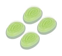 HUSHUI Set di Spazzole per Capelli a Forma di Pettine a Setole Morbide 4 Pezzi per il Massaggio Domestico per la Cura dei Capelli Asciutti e Bagnati