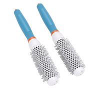 HUSHUI Set di Spazzole per Capelli Rotonde in Ceramica 2 Pezzi Spazzola per Styling Professionale per Uso Domestico e in Salone Tubo in Alluminio Leggero 25 Mm e 32 Mm (25#)
