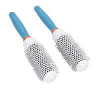 HUSHUI Set di Spazzole per Capelli Rotonde in Ceramica 2 Pezzi Spazzola per Styling Professionale per Uso Domestico e in Salone Tubo in Alluminio Leggero 25 Mm e 32 Mm (32#)