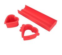 HUSHUI Set di Stampi Pop per Torta con Strumenti da Forno, Taglierina per Torta e Spinta per Dessert per Matrimoni in Cottura a Casa, Realizzati in Materiale PLA di Grado Alimentare (Stile 2)