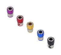 HUSHUI Set di Supporti Magnetici per Anelli per Viti Efficiente Supporto per Viti Magnetici Multicolore da 10 Pezzi per Assemblaggio di Mobili in Lega di Alluminio