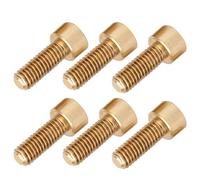 HUSHUI Set di Viti a Esagono Incassato con Cappuccio M6 Elementi di Fissaggio in Rame Durevoli per Strumenti Hardware 50 Pezzi con Dimensioni Multiple (M6*16mm)