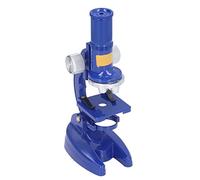 HUSHUI Set Microscopio per Bambini Regolabile 100X 200X 450X Giocattolo Educativo Regalo per Bambini di 8 Anni Plastica 20,5x11x7 Cm