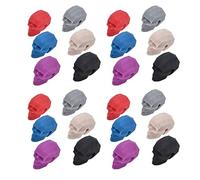 HUSHUI Set Segnapunti Per Bicchiere Da Vino, Etichetta Per Bicchiere Dalla Forma Unica Per Feste E Festival, Identificazione Della Tazza In Silicone Riutilizzabile, 4 Set 24 Pezzi
