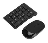 HUSHUI Set Tastiera e Mouse Wireless 2.4G Tastiera Digitale Ultrasottile a 22 Tasti per Materiale ABS e