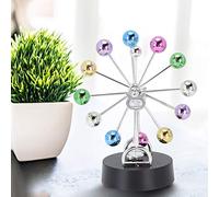 HUSHUI Sfera a Movimento Perpetuo Elegante Modello Decorativo in Plastica per Scrivania da Ufficio e Appassionati di Scienze Dell'educazione 22,5 Cm