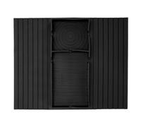 HUSHUI SofA Tray di Bracciolo, Supporto per Tazza di Divano a Silicone Morbido, Piattaforma Anti -slittamento per Telecomando, Snack (Nero)