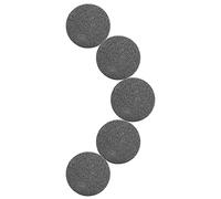 HUSHUI Sostituzione Testina Smerigliatrice per Piedi, Testine Smerigliatrici in Sabbia di Quarzo 5 Pezzi per Rimozione Calli Pelle Morta, con Materiale ABS, Adatte per Smerigliatrice (Nera)