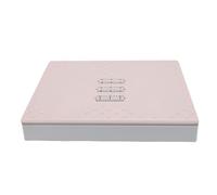 HUSHUI Sotto la Scrivania Altezza da Poggiapiedi Regolabile Sgabello da Piede Staccabile Ergonomico Regolabile per Uffici Piane (Rosa)