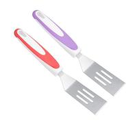 HUSHUI Spatola per Formaggio Multifunzionale con Manico Ergonomico per Tagliare e Servire il Formaggio Forniture da Acciaio Inossidabile 25x4,5 Cm Confezione da 2